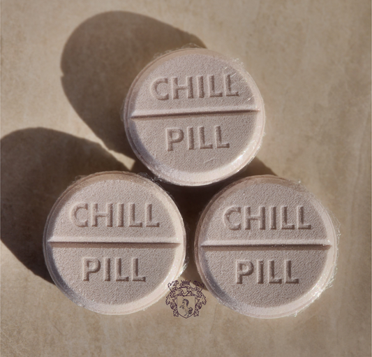 Lavender Essential Oil Chill Pill Bath Bomb