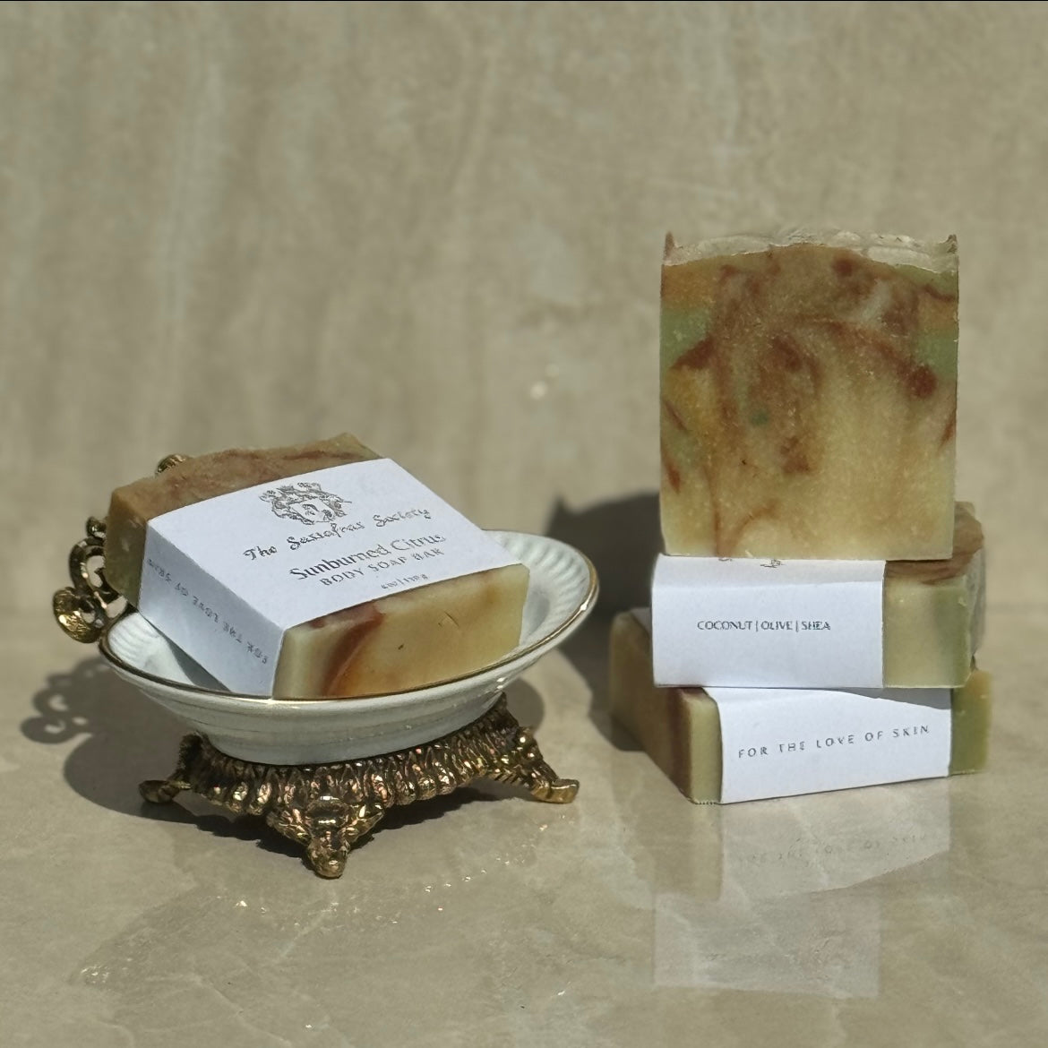 Sunburned Citrus Cold Process Soap Bar